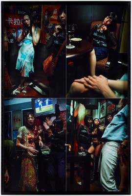 Emily, Xiangxiang and Manna Clubbing, Dongguan, 2005